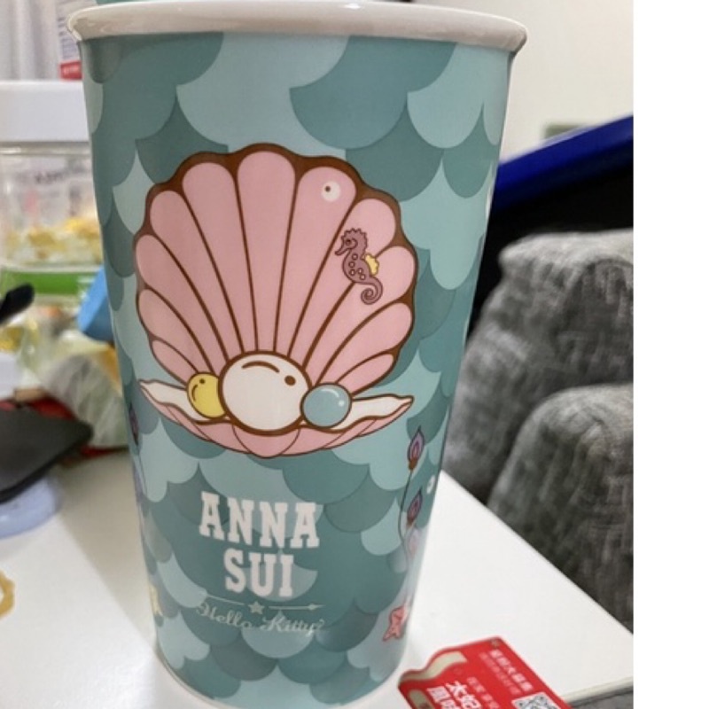 現貨可自取7-11 Hello Kitty&amp;Anna Sui 最新 2022 雙層陶瓷馬克杯