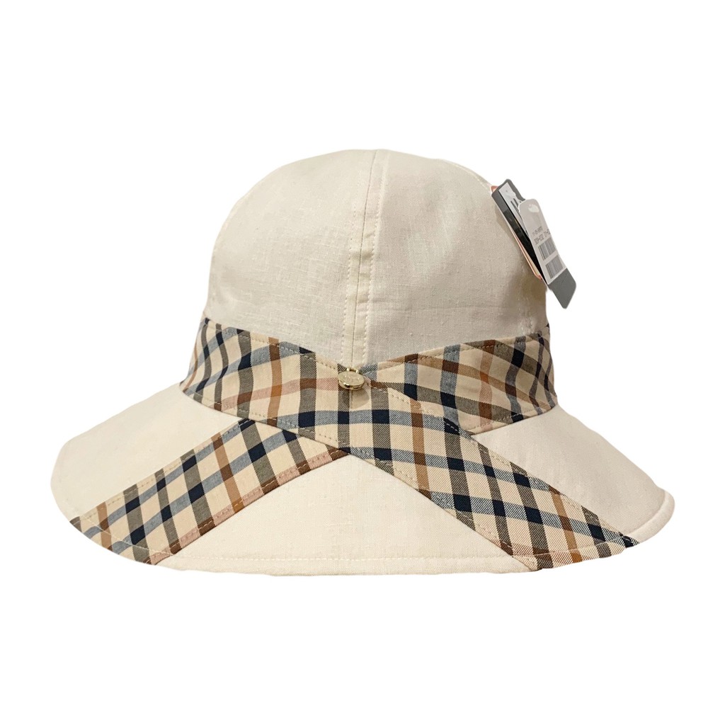 日本製 英國 DAKS 春夏女士 UV遮陽帽 漁夫帽 (2色) D9915