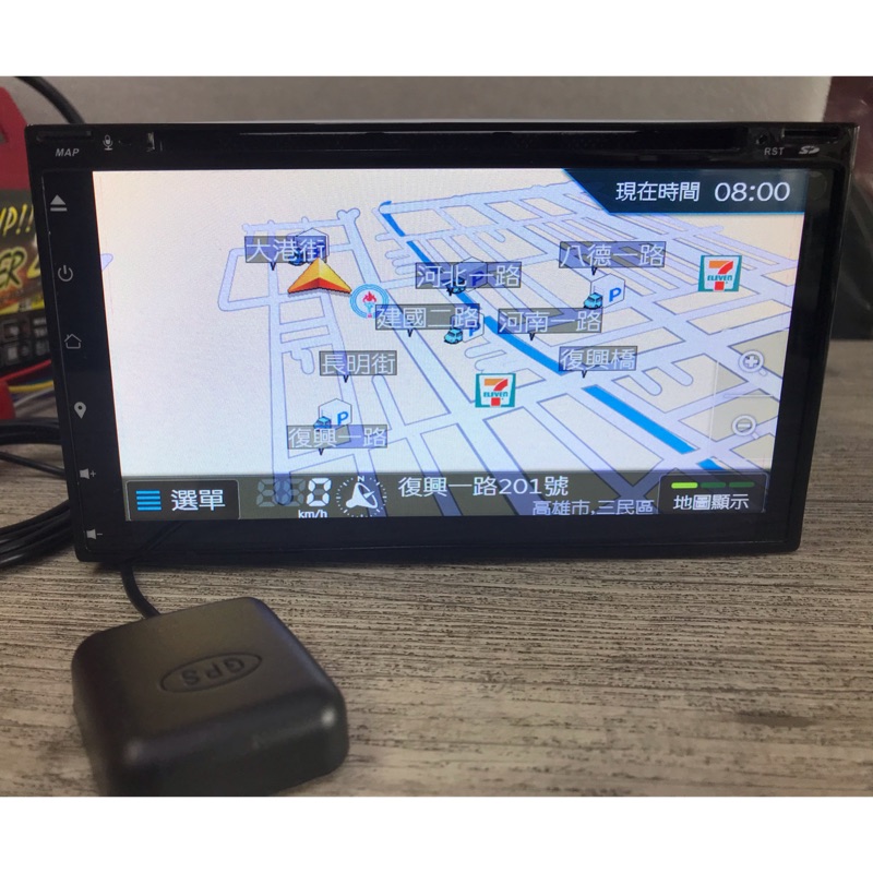 奧斯卡7吋觸控螢幕通用主機 內建導航 DVD USB SD 藍芽功能