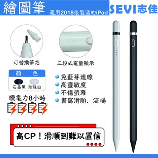 台灣現貨◆志佳科技◆SVP-03適用2018-2023 iPad◆防誤觸!!!繪圖磁吸式電容觸控筆✮
