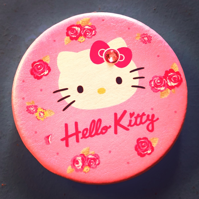 Hello kitty 甜美玫瑰🌹雙面鏡子 隨身鏡 全新