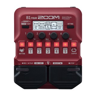 保固兩年【原廠公司貨】 Zoom B1 Four 電貝斯效果器 綜合效果器 數位效果器 貝斯效果器 綜效 效果器
