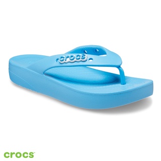 Crocs 卡駱馳 (女鞋) 經典厚底女士人字拖 - 207714-4TB_洞洞鞋