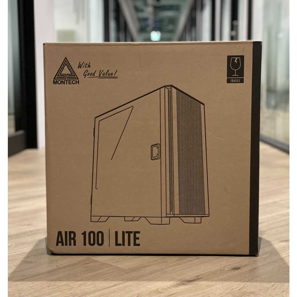 【全新限量】MONTECH 君主電競 AIR100 LITE 電腦機殼 黑/白 台灣公司現貨 1年保