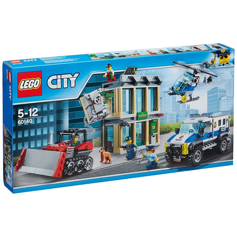 樂高 LEGO 60140 CITY 城市系列 推土機搶銀行