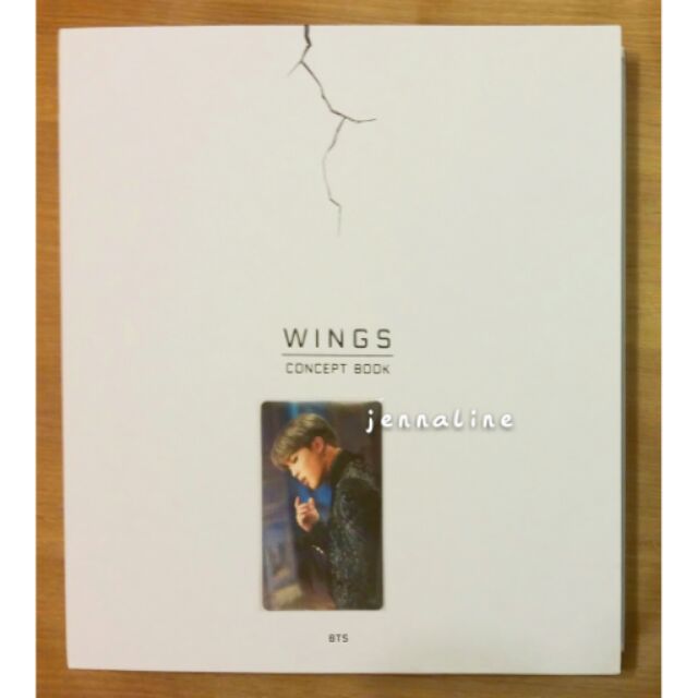 絕版 BTS 概念書 智旻 3D 小卡 CONCEPT BOOK 官方 周邊  防彈少年團 jimin WINGS寫真書