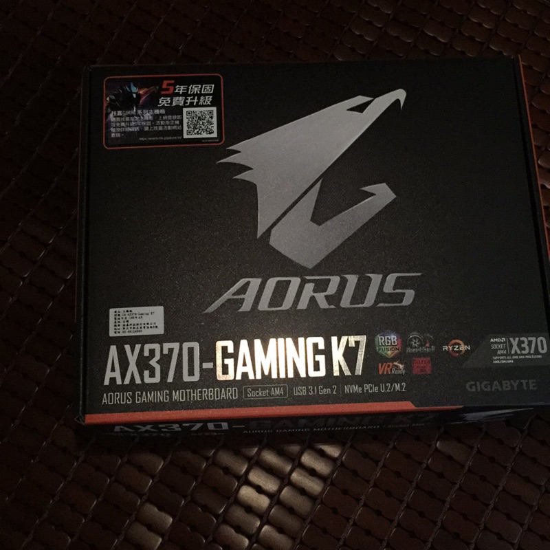 AORUS AX370 GAMING K7 GIGABYTE 技嘉 主機板