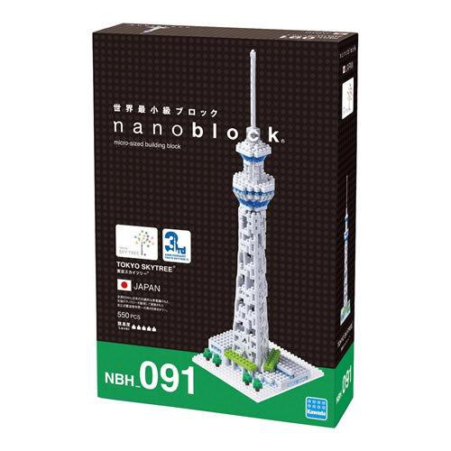 [玩樂高手附發票] 河田積木 nanoblock 積木 NBH-091 晴空塔 絕版