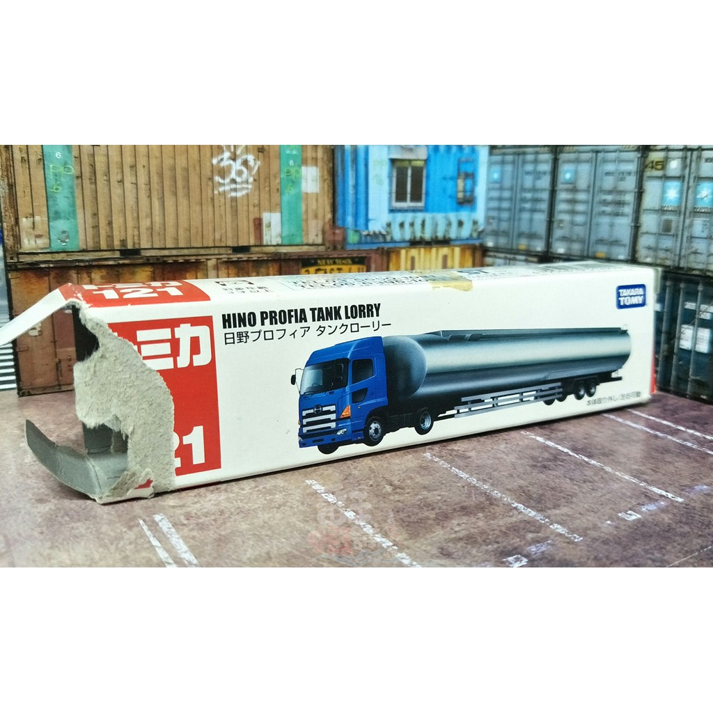 番王蝦舖 TOMICA 二手車庫 No.121 絕版 HINO PROFIA TANK LORRY 日野油罐車