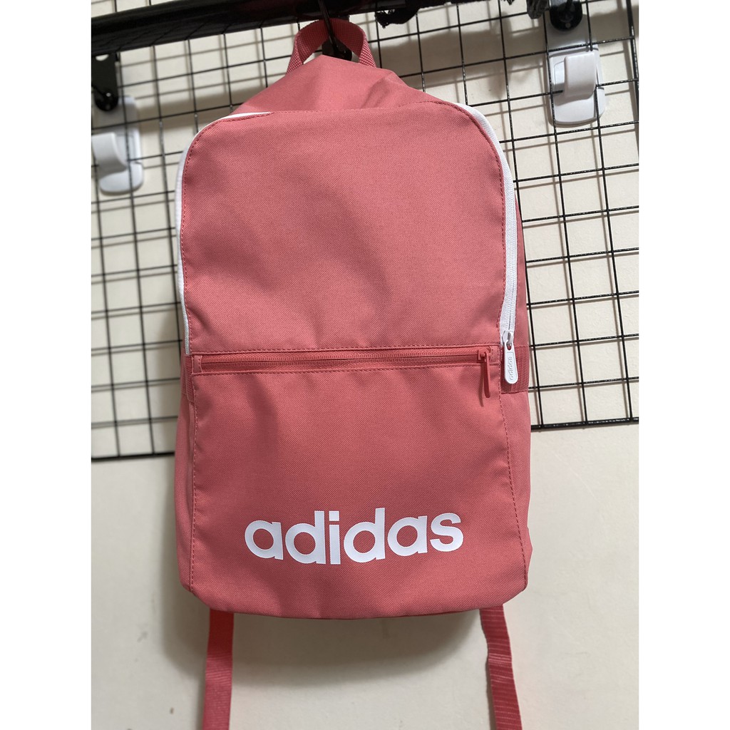 🌸安瑄二手小舖®🌸全新未使用 ADIDAS 愛迪達背包 雙肩背包 書包 休閒背包登山戶外 粉紅