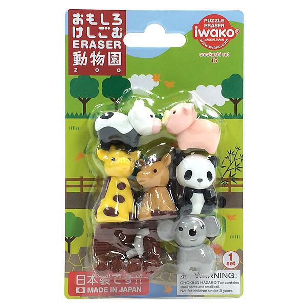 iwako動物園橡皮擦組 eslite誠品