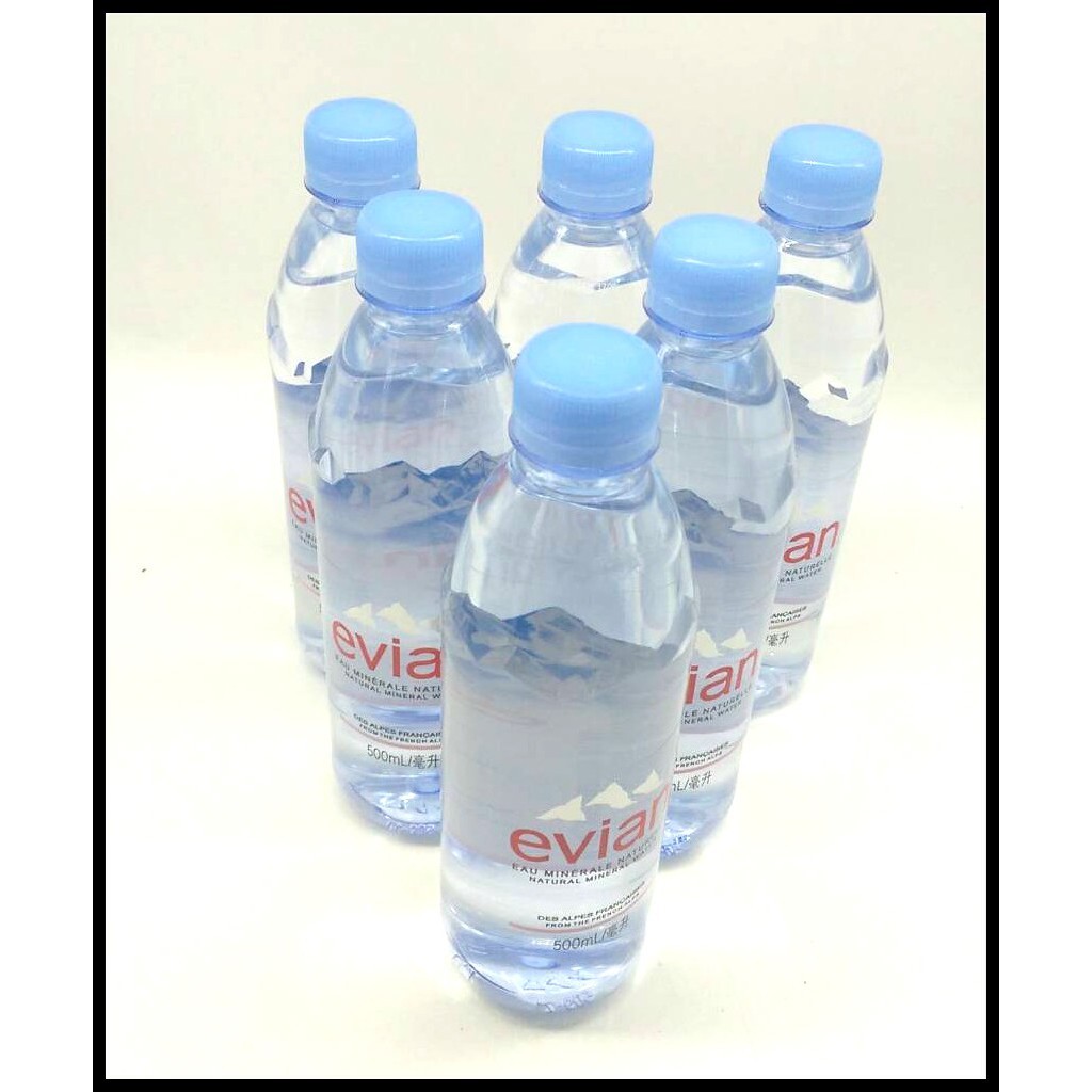 COSTCO 好市多 evian 法國依雲天然礦泉水 500mlx30入 500ML*24入全新包裝 蝦皮購物
