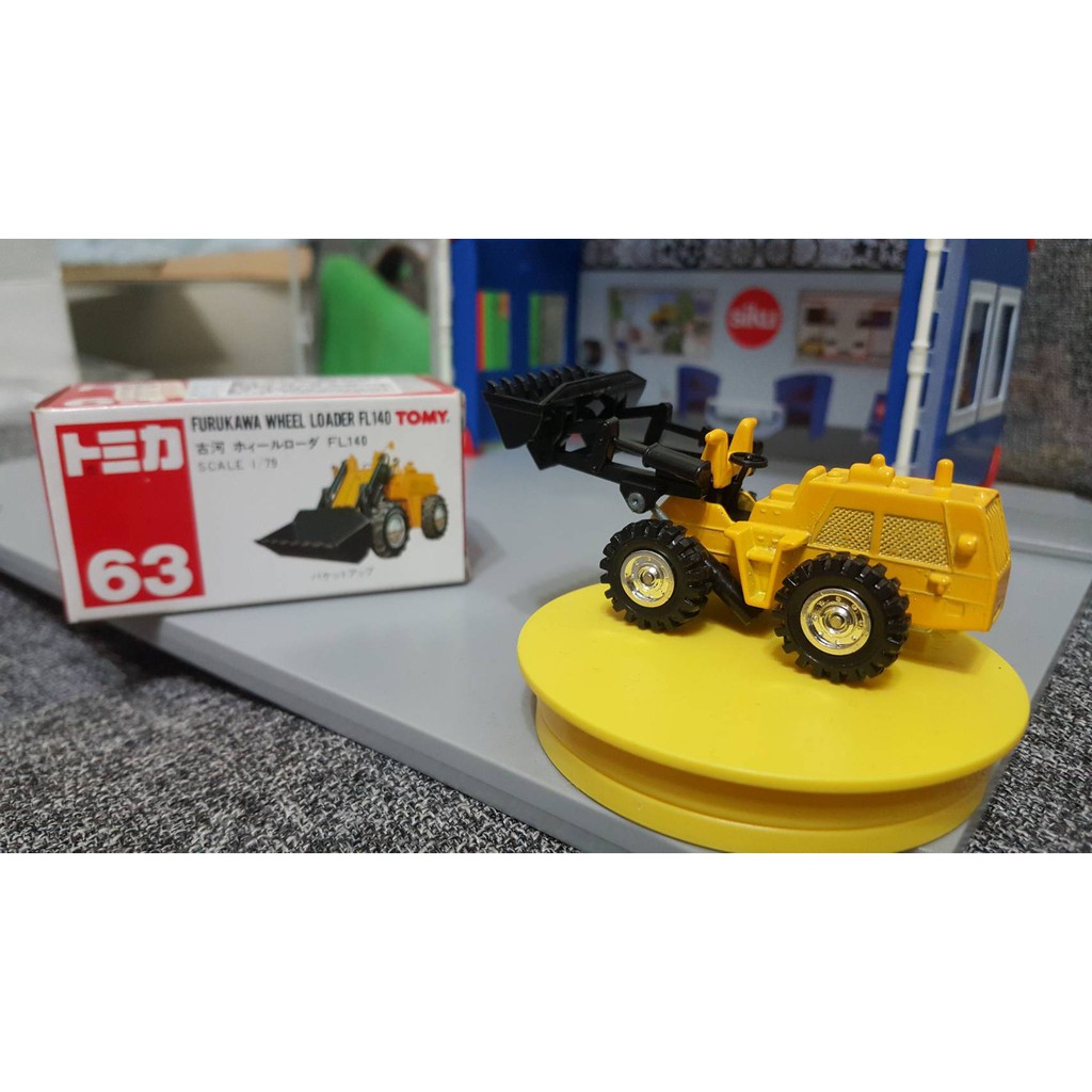 絕版紅標 TOMICA NO.63 FURUKAWA WHEEL LOADER FL140