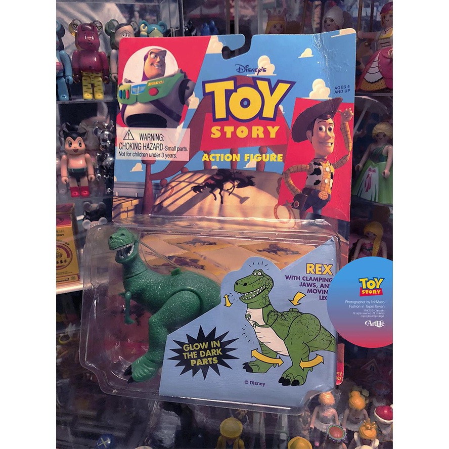 Artlife ㊁ THINKWAY 1995 Toy Story REX MOC 絕版 玩具總動員 #抱抱龍