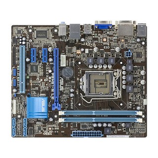 華碩 P8H61-M LE 1155腳位主機板、PCI-E、內顯、音效、網路、DDR3 RAM、附檔板
