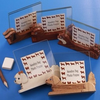 狗狗 相片 木製 玻璃 紀念 寵物 相框 流型 居家布置 可愛 限定 犬 哈士奇 毛犬 臘腸 柴犬