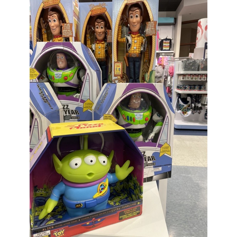 (現貨）正版 美國迪士尼 購入 TOY STORY 玩具總動員 Alien 三眼怪 三眼仔 會說話 公仔 玩具 互動娃娃