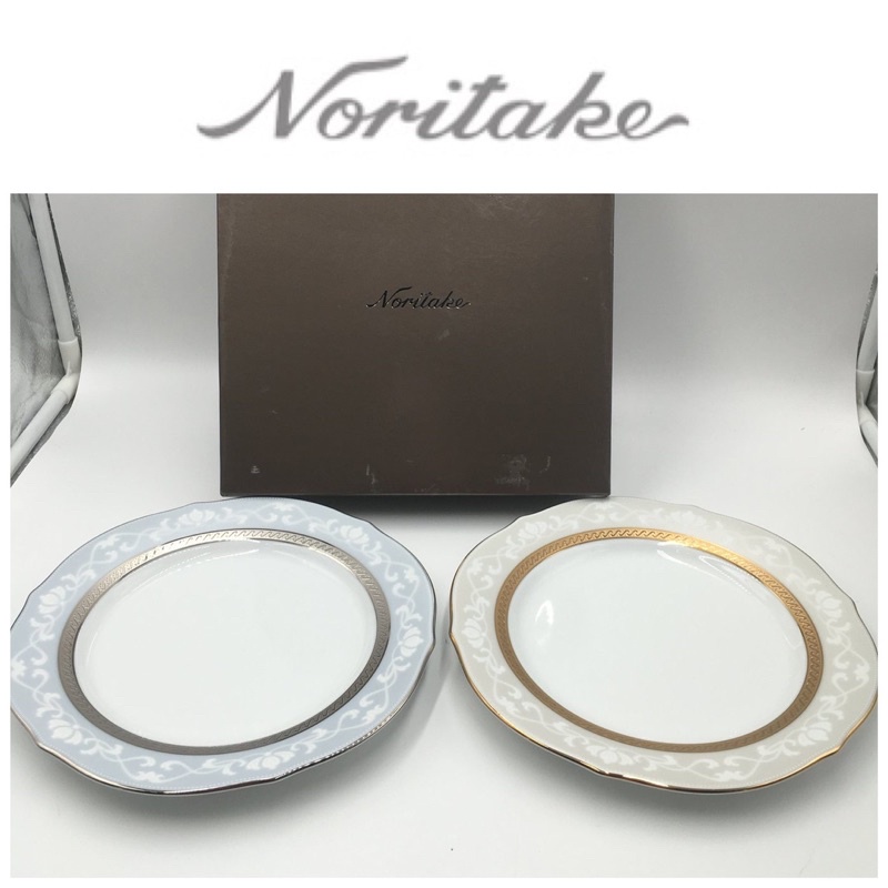 新古真品 狀態良好 NORITAKE 盤子 日本皇室御用名瓷 瓷619