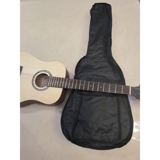 (送彈片)全新~「吉他袋」34吋民謠吉他琴袋 吉他袋 ~可雙肩背+手提 適用:民謠/木吉他