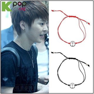 🔺現貨🔺 韓國代購 ASMAMA正品 EXO Xiumin 金珉錫 金珉碩 同款和平標誌手繩手鍊手環 피스
