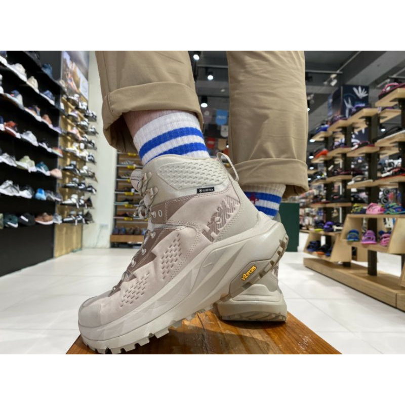 限定色【HOKA】Sky Kaha 男 GTX中筒健行鞋『沙丘黃/卡其』#1112030 健行鞋.登山鞋.慢跑鞋.野跑鞋