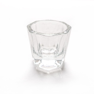 【Cosplus 光妍】 美甲八角玻璃溶劑杯 美甲洗筆杯 水晶杯 溶劑杯 美甲工具 清潔用具 筆刷清潔用