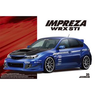 (大鳥叔叔模型)AOSHIMA青島 35 1/24 IMPREZA WRX STI