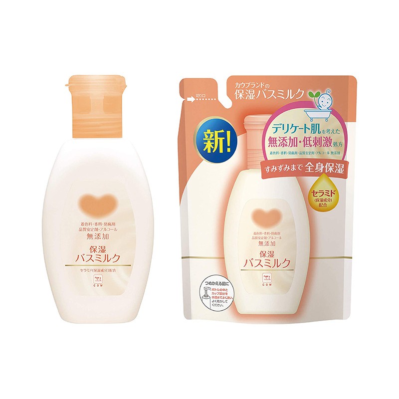 日本 COW 牛乳石鹼 無添加 滋潤 入浴劑 本體/補充包 日本沐浴乳 食光餐桌