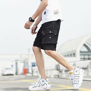 短褲 五分短褲 短褲男 工作短褲男 男生短褲 休閒短褲 多口袋短褲 五分褲 工裝短褲 鬆緊腰短褲大口袋短褲 男士休閒褲