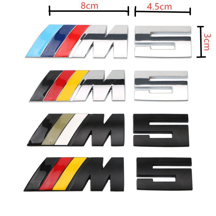 ANS汽車配件 （車標貼紙） 適用（BMW） M車標後尾標M1 M2 M3 M4 M5 M6標誌 （寶馬） MX3/5/
