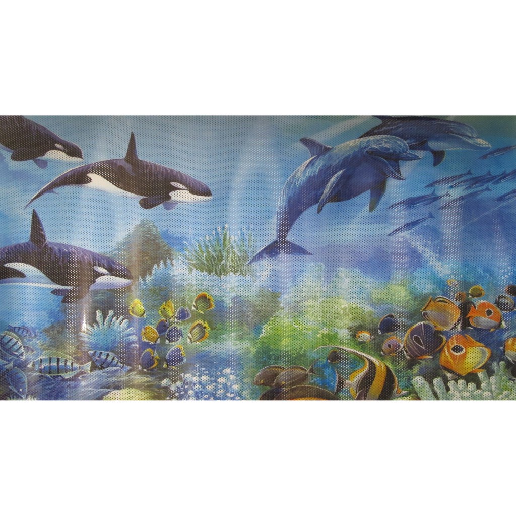 魚缸背景貼 高清圖壁紙 水族箱造景 防水壁畫
