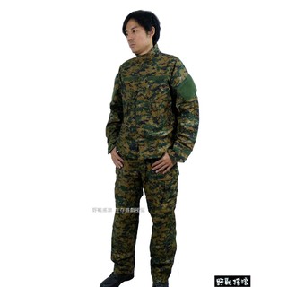 【野戰搖滾-生存遊戲部屋】美軍數位叢林迷彩特戰版BDU迷彩服 (上衣+褲子)
