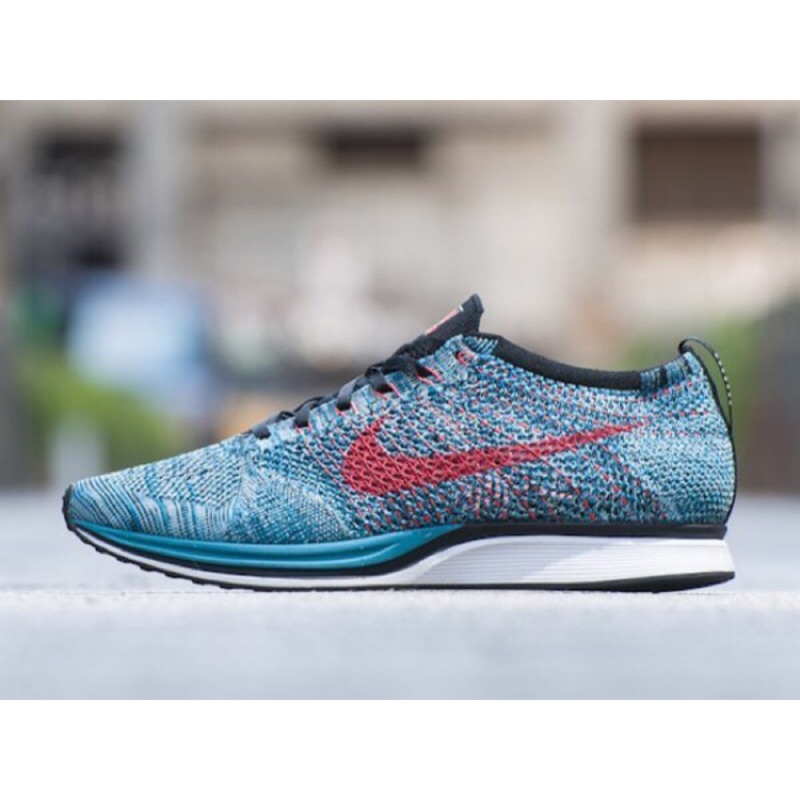 Nike Flyknit Racer Neo Turquoise 湖水藍 稀有男鞋