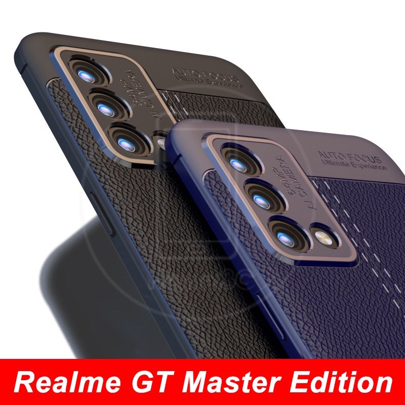 Realme GT大師版軟TPU荔枝紋保護手機殼保護套