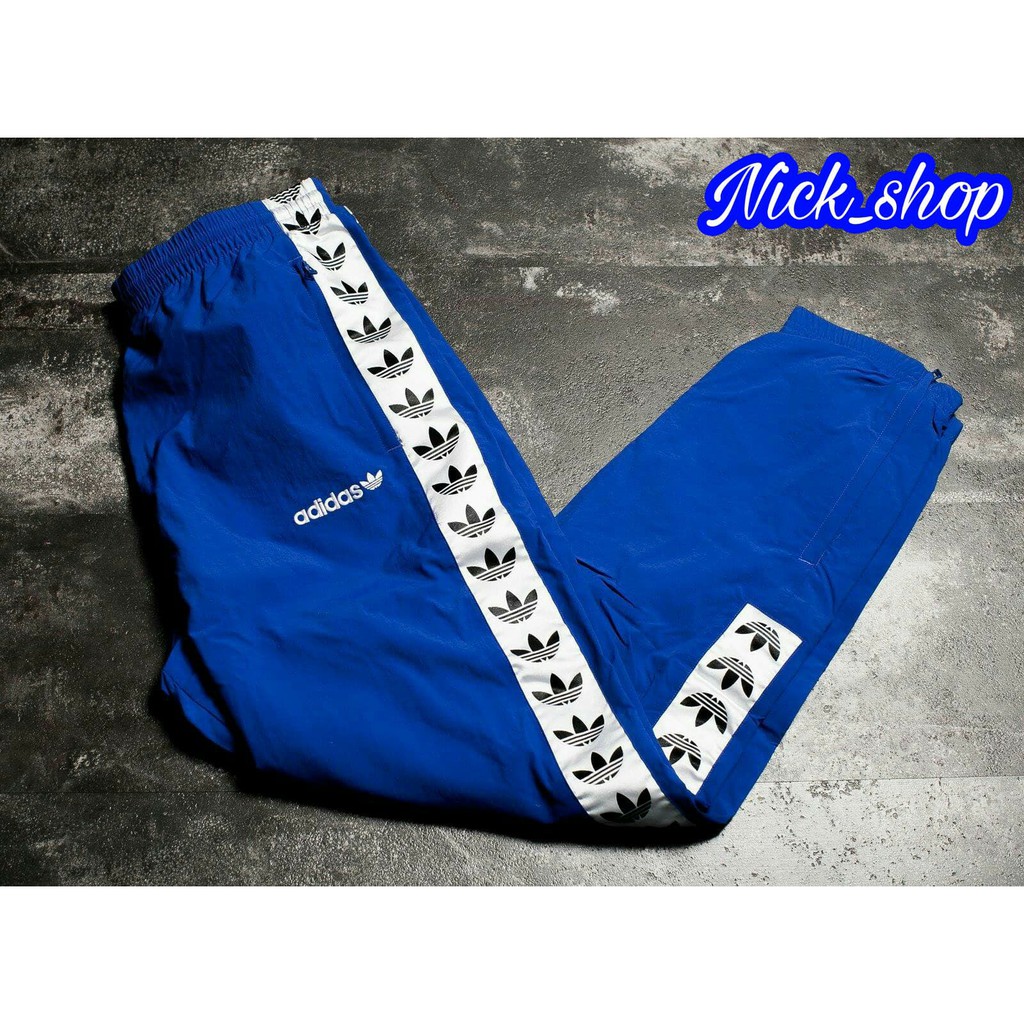 Adidas Originals TNT Wind Pant 藍色串標風褲CE4822 | 蝦皮購物