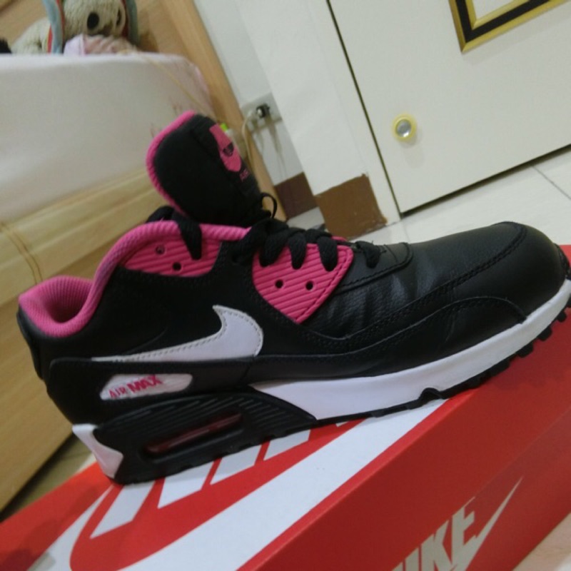 NIKE AIR MAX 90 LTR GS 黑桃 25