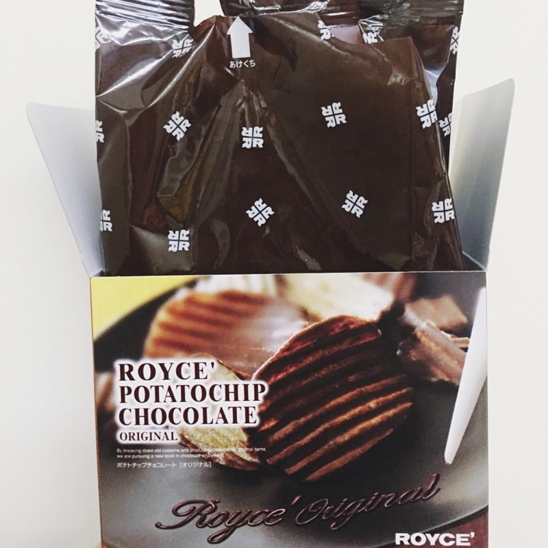 (12/15截團)日本代購Royce 黑/白巧克力洋芋片