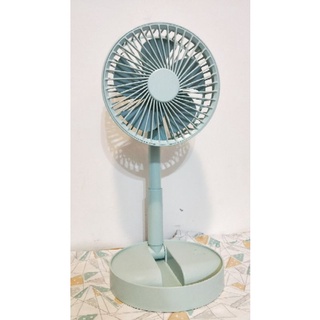 🚩【全新】【夏日必備】MUTE 收納式折疊充電風扇 折疊風扇 USB風扇 伸縮風扇 露營 野外 戶外