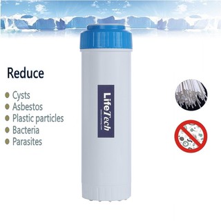 【LifeTech臺灣製濾芯 】淨水器替換 10吋中空絲膜濾心 / 超濾濾菌 長效，大流量 適用辦公室或商業用多人場所