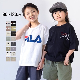 ﹝現貨﹞正版 2022新款 87129181 日本購回 FILA 短袖上衣 短袖 上衣 童裝 兒童 素T 衣服 T恤