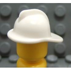 【積木2010】樂高 LEGO 白色 消防帽 / 救火員帽 / 帽子 3834 (C-05)