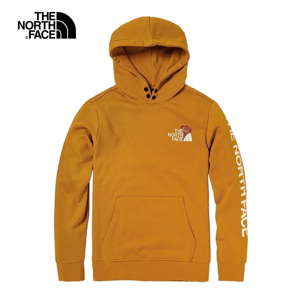 The North Face 男女 情侶舒適連帽T 黃 NF0A4NF8HBX