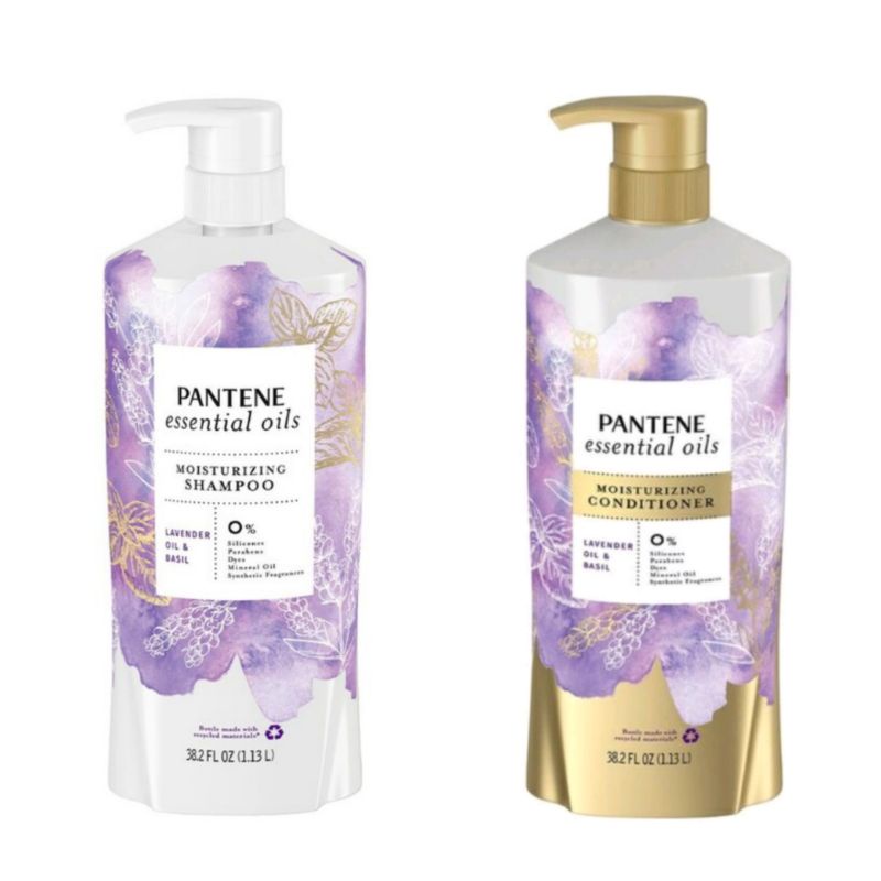 Pantene 薰衣草 羅勒 洗髮精/潤髮乳（1130ml/入）不含矽靈 洗髮 潤髮 好市多