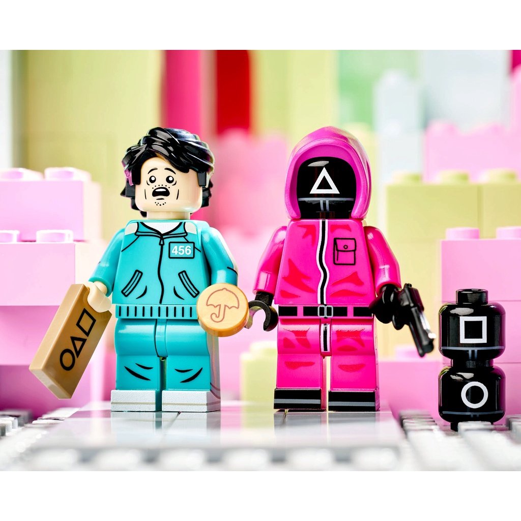 -南港97-絕版 lego 樂高零件 魷魚遊戲 456號 成奇勳 citizenbrick 魷魚士兵