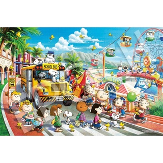 拼圖專賣店 日本進口拼圖 12-518S(1000片拼圖 史努比 Snoopy 海灘樂園)