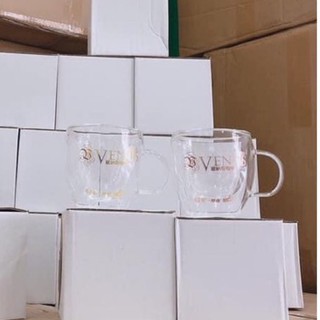 維納斯咖啡 雙層耐熱隔熱玻璃杯 雙層玻璃隔熱 帶手把