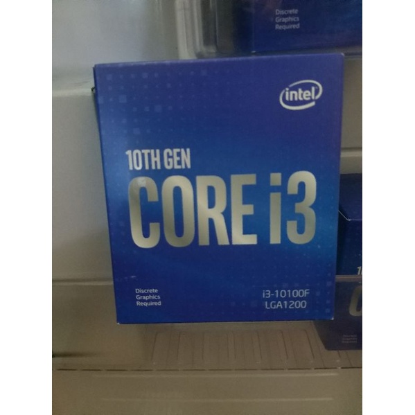 Intel I3-10100F cpu-i3 $3000元。全新。現貨