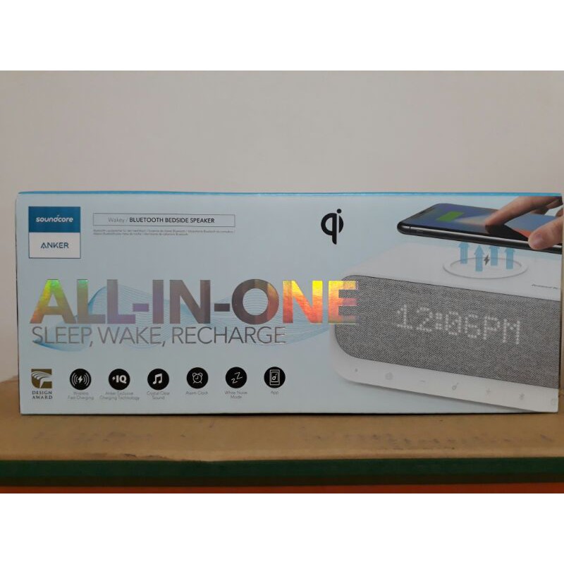 《現貨》Anker A3300 SoundCore Wakey 藍芽無線充電喇叭