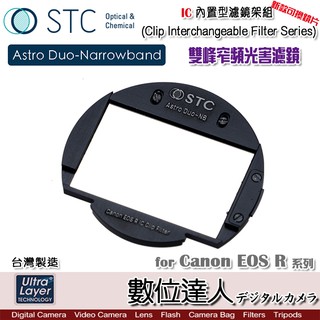 STC IC Clip Filter Astro Duo-NB內建型雙峰窄頻濾鏡架組 EOS R RP Ra 數位達人