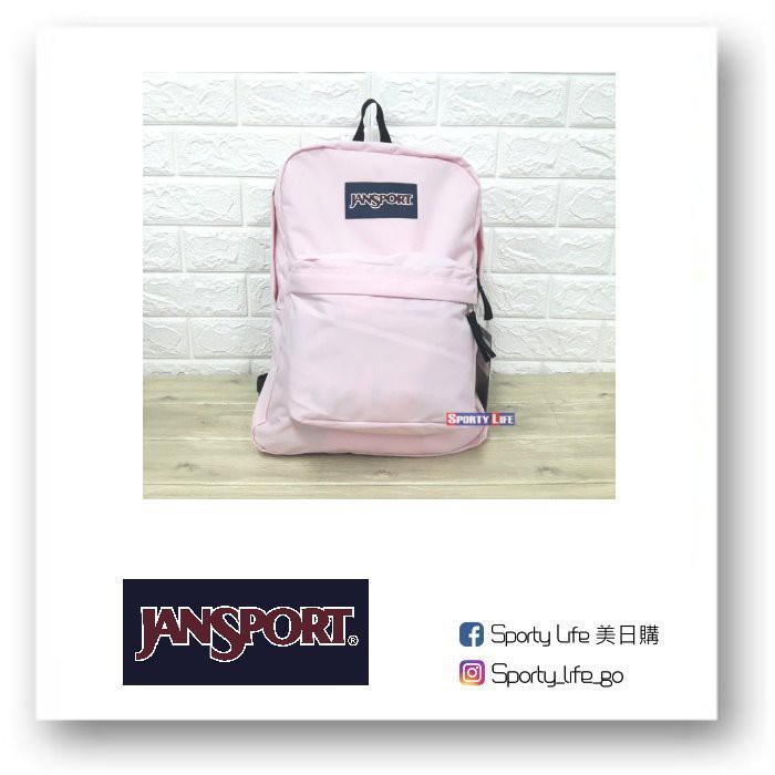 【SL美日購】JANSPORT SUPERBREAK JANSPORT後背包 粉紅色 背包 書包 美國代購 大學包